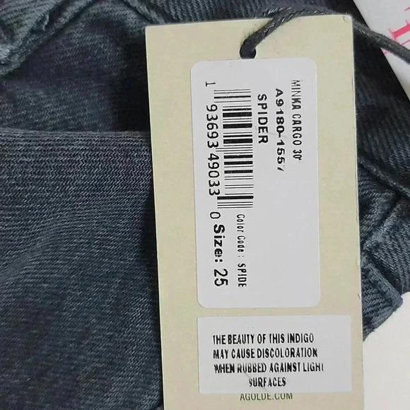 AGOLDE Minka Cargo Wide Leg Jeans In Spider - Picture 11 of 15